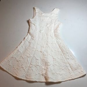 Girls’ White Rose Dress